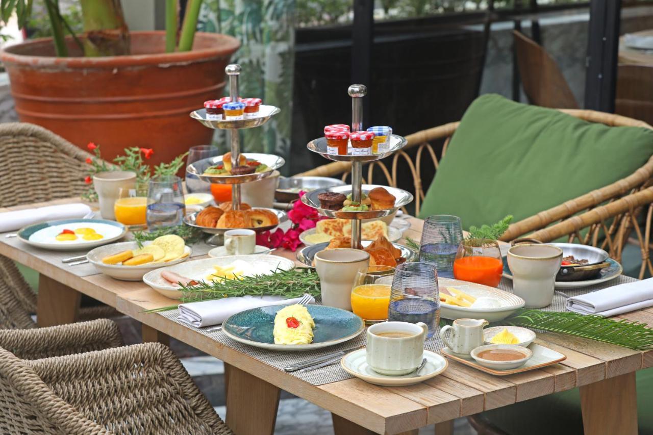Hotel Jadali & Spa Марракеш Экстерьер фото A breakfast table